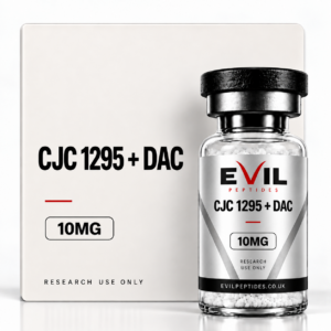 CJC 1295 + DAC research peptide vial by Evil Peptides