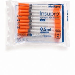 Pack of 10 Insulin Syringes by Evil Peptides