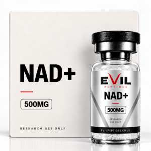 NAD+ research peptide vial by Evil Peptides