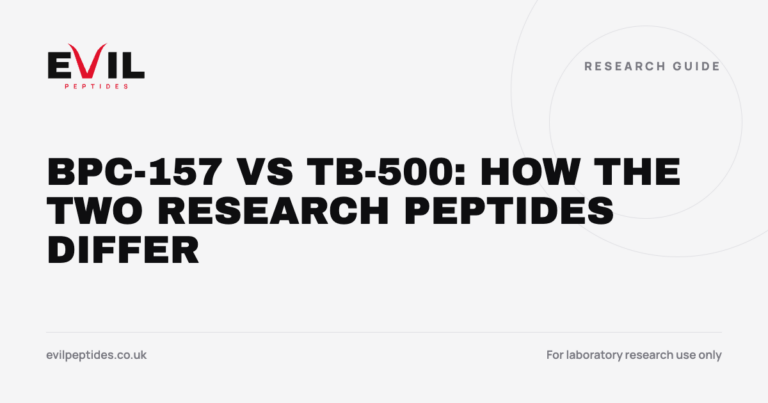 BPC-157 vs TB-500: How the Two Research Peptides Differ