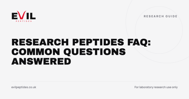 Research Peptides FAQ: Common Questions Answered