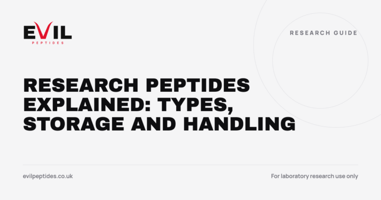 Research Peptides Explained: Types, Storage and Handling